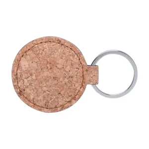 Portachiavi Ecologici in Legno Netra, Gadget Portachiavi in Sughero - Product Image 3