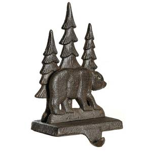 Arbre porte-bas de Noël arbre de Noël en fonte décoratif cheminée porte-bas porte-bas de Noël - Product Image 3