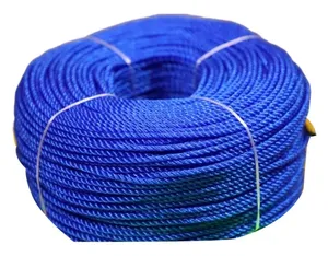 Precio de fábrica 3 hebras de polipropileno trenzado PE PP hilo pesca marina amarre cuerda bobina embalaje de la India - Product Image 5