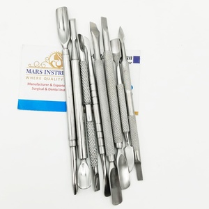 เครื่องมือดันหนังที่ตายแล้วแบบแบนใช้ซ้ำได้ทำจากสเตนเลสสตีลสองปลาย - Product Image 5