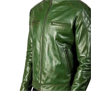 Piel de oveja genuina Diseña tus propias chaquetas de moda de cuero chaqueta de cuero cálida transpirable de alta calidad para hombres a un precio razonable - Product Image 4