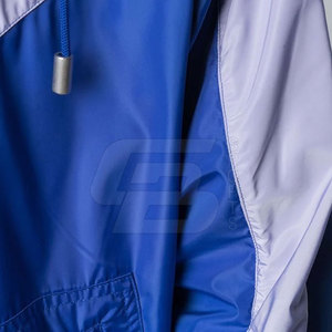 Chaqueta cortavientos con cuello levantado para hombre, ropa deportiva de invierno impermeable de calle alta, abrigos cortavientos personalizados de diseño propio - Product Image 6