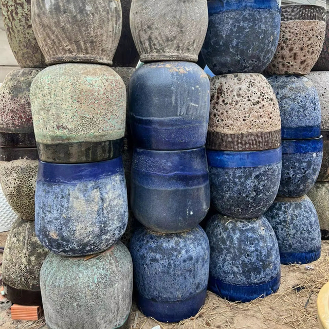High Quality Outdoor Glazed Ceramic Garden Planter Large Indoor Home Flower Plant Potterry Factory Supply