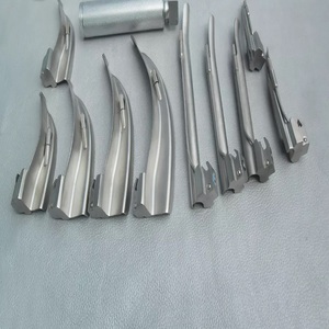 Kit de laringoscopio McIntosh de 4 cuchillas curvas 1 mango de batería con estuche de transporte de acero inoxidable de primera calidad - Product Image 3