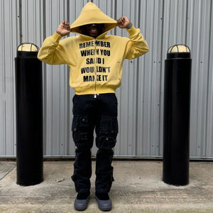 เสื้อมีฮู้ดแบบซิปสำหรับผู้ชายเสื้อมีฮู้ดผ้าคอตตอนผ้าเฟรนช์เทอร์รี่100% มีซิปรูดซิปหน้าออกแบบได้ตาม2025 - Product Image 4