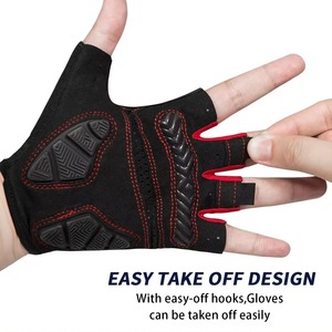 Guantes de ciclismo para hombres de alta calidad Guantes de cuero de la mejor tarifa con precios cómodos y baratos antideslizantes - Product Image 3