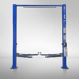 Achetez un pont élévateur à deux montants pour véhicules, colonnes en acier robustes, capacité de charge de 3 tonnes, entraînement hydraulique/électrique, moteur 2,2 kW, usage commercial automobile - Product Image 3