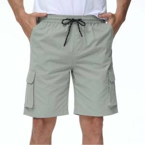 กางเกงขาสั้นหลายกระเป๋ากันน้ำแห้งเร็วสำหรับฤดูร้อนกางเกงขาสั้นคาร์โก้สำหรับผู้ชายเสื้อผ้ากลางแจ้งเชือกผูกสั้นสำหรับผู้ชายไซส์ใหญ่พิเศษ - Product Image 1
