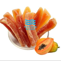 Vietnam Premium Natuurlijke Biologische Suikervrije Gedroogde Tropische Papaya Gezonde Zachte Fruit- en Groentesnacks Bulkverpakking