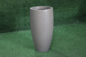 Maceta Clásica Moderna KNT Creations, Textura Rugosa, para Jardín Interior y Exterior, Fibra de Vidrio, Tallada a Mano, Duradera - Product Image 2