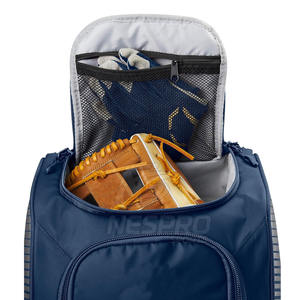 High Quality Two-Wheel Baseball Roller <b>Bag</b> with Breathable Compartments & Padded <b>Dividers</b> for Compact Travel - Product Image 6