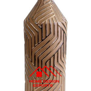 Nuevo diseño, jarrón de aluminio y Metal, decoración de jardín, superventas, forma ovalada, mesa decorativa, jarrón de Metal, centros de mesa de boda - Product Image 3