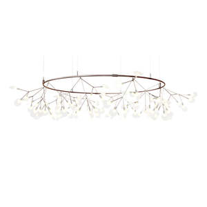 โคมไฟแขวนอะคริลิคเฮราเคลียม ดีไซน์ทันสมัย ​​พร้อมฝาครอบ LED รุ่นบิ๊กโอ - Product Image 4