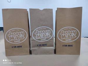 Bolsa de papel SOS ecológica de marca personalizada, bolsa de papel para comestibles, bolsa de papel para llevar, de fábrica de Vietnam - Product Image 2