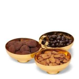 Tazón de servicio de latón moderno clásico elegante para ajustes de mesa de lujo diseño hecho a mano para comedores Material metálico - Product Image 1