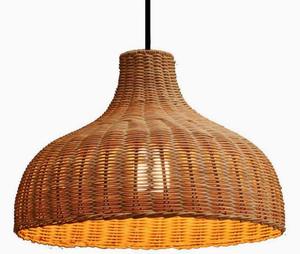 Durable Handmade <b>Rattan</b> <b>Lampshade</b> Manufacturer Eco Friendly Decorative Ceiling Light Sustainable Lightweight Vietnam - Product Image 3