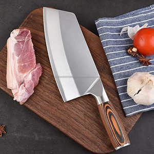 Cuchillo de Cocina de Acero de Damasco con Mango de Madera de Palisandro Ecológico, Ambidiestro, Resistente, de 6-7.9 Pulgadas, con Acabado Pulido - Product Image 6