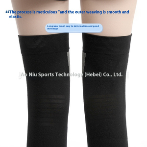 Mallas deportivas flexibles para las cuatro estaciones, rodilleras, Protector de articulaciones para hombres y mujeres, para mantener el calor, prevenir el frío, almohadillas finas para piernas para exteriores - Product Image 4