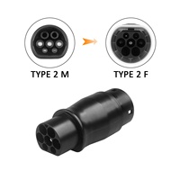 Nouvel adaptateur de charge pour véhicules électriques ZSWINNER ST-E051 Type 2, 32A, triphasé, prise d'entrée/sortie pour voiture, étanche IP55, CE/ROHS REACH