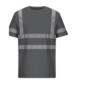 Safety Shirt short Sleeve High Visibility Reflective Breathable T Shirt for Workall <b>colours</b> Warehouse Construction Class 3 - Product Image 3