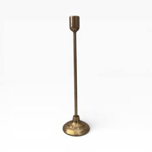 Bougeoir en laiton haut et fin au design minimaliste pour un style d'intérieur contemporain - Product Image 1