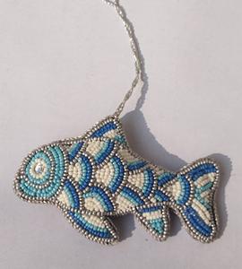 Décorations de Noël en zari bleu clair de style moderne de haute qualité, 4 pouces, vente en gros à prix réduit, fournitures de vacances de Noël - Product Image 1