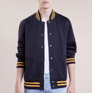 Blouson universitaire de haute qualité, design hiver pakistanais, manches classiques, grande taille, respirant, en toile polyester/coton, col montant, fabriqué au Pakistan - Product Image 4