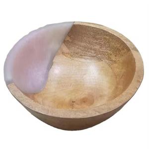 Vajilla de madera de resina epoxi hecha a mano, cuenco ecológico para uso en hoteles o restaurantes para mezclar o servir - Product Image 1
