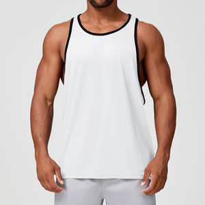 Débardeur ample à séchage rapide pour hommes et femmes, t-shirt de course léger, respirant et de style sportif avec décoration imprimée - Product Image 4