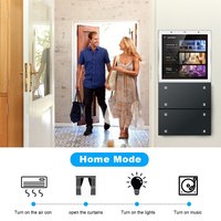 Anjielo pour panneau de commande intelligent domestique étanche en aluminium de 4 pouces, écran tactile LCD, interrupteur WIFI, Homekit, domotique, automatisation à distance, porte