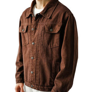 Chaqueta Vaquera de Mezclilla Lisa Personalizada - Chaqueta Vaquera de Mezclilla para Hombre de Excelente Calidad al por Mayor, Chaqueta Vaquera de Mezclilla Personalizada de Alta Calidad para Hombre - Product Image 5