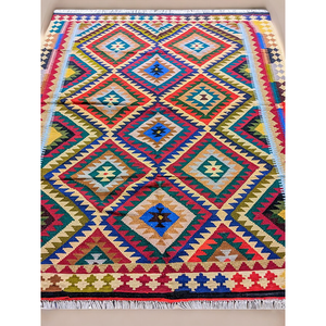 Tapis kilim Maimana Afghanistan 236 x 152 cm, tapis et ensembles traditionnels afghans - Product Image 5