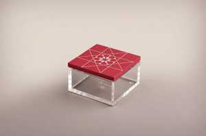 Handmade Luxury Dessert and Dry Fruit <b>Box</b> in <b>Wood</b> and Acrylic with MOP Detailing Ideal for Gifting and Tabletop Decoration - Product Image 5