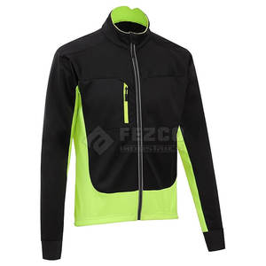 เสื้อปั่นจักรยานสำหรับผู้ชายผ้าเจอร์ซี่ไร้รอยต่อปรับแต่งได้มีซิปพิมพ์ชื่อทีม - Product Image 4