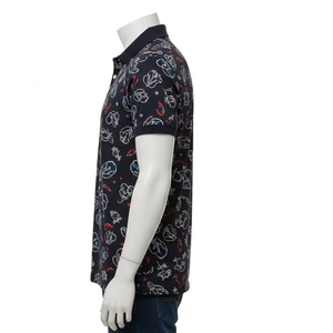 เสื้อโปโลผ้าฝ้ายพิมพ์ลายต่อต้านริ้วรอย100เปอร์เซ็นต์เนื้อผ้านุ่มระบายอากาศได้ดีสวมใส่สบายๆสำหรับผู้ชายชุดเล่นกอล์ฟ - Product Image 4