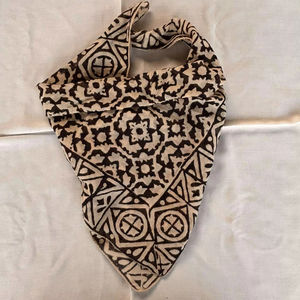 Black Color Very Unique Print Bagru Dabu Hand Made Block Printed 100% Organic Pure Cotton <b>Bandanas</b> for Women Wholesale Price - Product Image 1