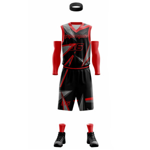 Ensemble d'uniformes de basket-ball pour hommes avec sublimation design personnalisé vente en gros vêtements de sport uniforme de basket-ball fabriqué par cintre Impex - Product Image 2