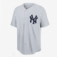 Jersey Baseball Unisex Customizable, Bernapas, Bermotif, Kualitas Premium, Menyerap Keringat, Fashionable, Untuk Fans, Semua Ukuran, Cepat