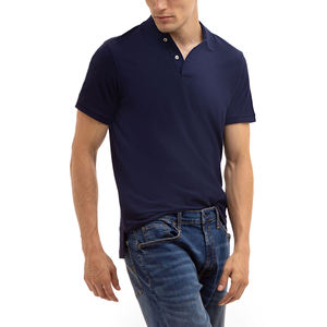 Polo de algodón 100% con logotipo personalizado para hombre, camisetas tácticas de manga corta de secado rápido, Camiseta de piqué, camiseta Polo de Golf - Product Image 1
