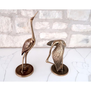 Sculpture de statue en métal de la plus grande qualité Sculpture décorative de canard doré pour la maison et le bureau - Product Image 6