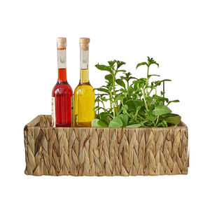 Panier de rangement OEM ODM en jacinthe d'eau pour étagères Paniers en osier parfaits pour l'organisation, Paniers tissés naturels pour la salle de bain - Product Image 1