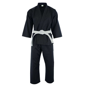 Traje de Karate de Algodón Blanco para Entrenamiento, Uniforme de Artes Marciales Elástico y Ligero Unisex - Product Image 1