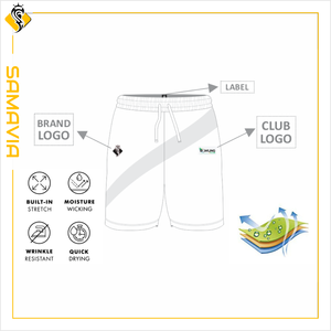 Unisex Premium Lawn Bowls <b>Shorts</b> Comfortable Quick-Dry Polyester Customizable Elastic Waistband Breathable Mid Waist Pattern - Product Image 2