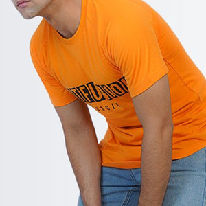 T-shirts décontractés pour hommes à col rond doré Vêtements confortables Dernière conception Vente chaude T-shirts décontractés - Product Image 2