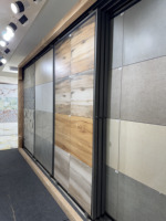 Carreaux en céramique de porcelaine émaillée 600x600 mm, imitation bois, finition mate rustique brun pin, 2x2 pieds, carreaux italiens pour intérieur et extérieur