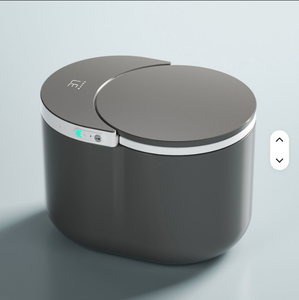 WC intelligent mural allongé avec design coloré, bidet intégré, chasse d'eau en céramique à siphon, télécommande, automatique et sanitaire - Product Image 1