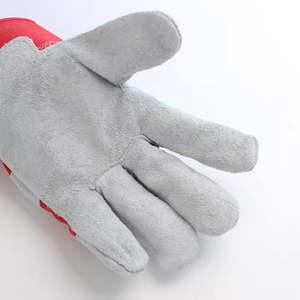 Vente flash - Gants de travail en cuir de vachette - Antistatiques - Anti-chimiques - Résistants à l'abrasion - Gants de sécurité pour la construction industrielle - Product Image 3