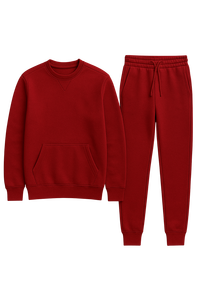 Streetwear Winter Pullover Men Sweat Suits High Quality Cotton Blend Breathable Tracksuit With <b>Cuffed</b> <b>Joggers</b> And Sweatshirt - Product Image 2