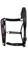 Harnais de cheval en cuir véritable personnalisé de luxe avec design perlé, réglable, durable, confortable, de haute qualité, équipement équestre