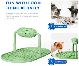 Tapis de léchage en silicone pour chien, coussin d'alimentation antidérapant sans BPA, lavable au lave-vaisselle, accessoire d'alimentation lente pour le soulagement du stress - Product Image 3